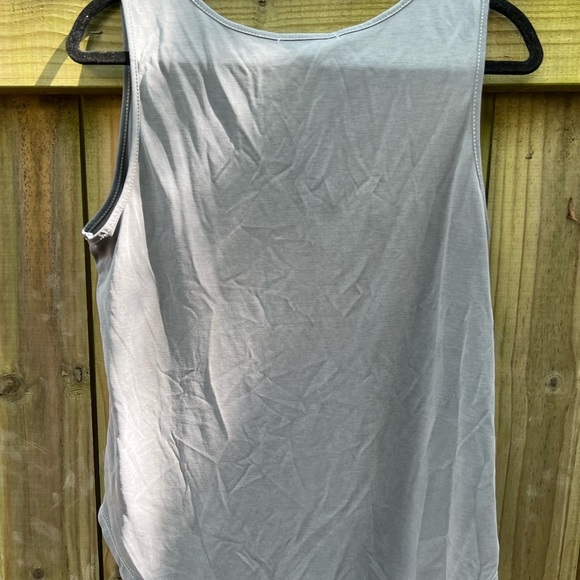 Green Envelope Zippered Tank Top size Medium - Picture 5 of 7